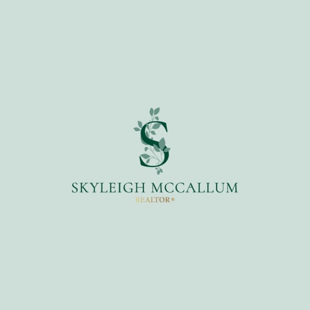 skyleigh mccallum realtor green S and vine logo created by the local yka graphics team at meet pepper
