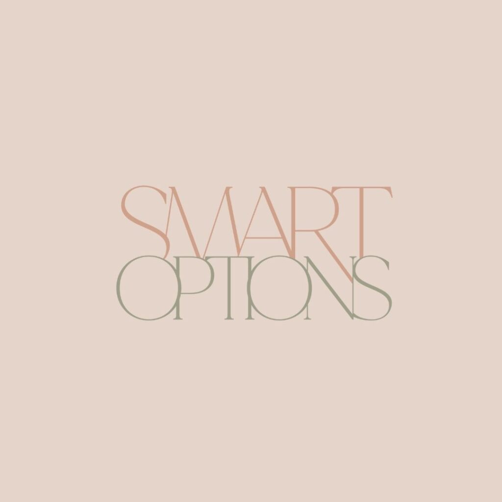 cream coloured smart options logo created by the local yka marketing team at meet pepper in kamloops