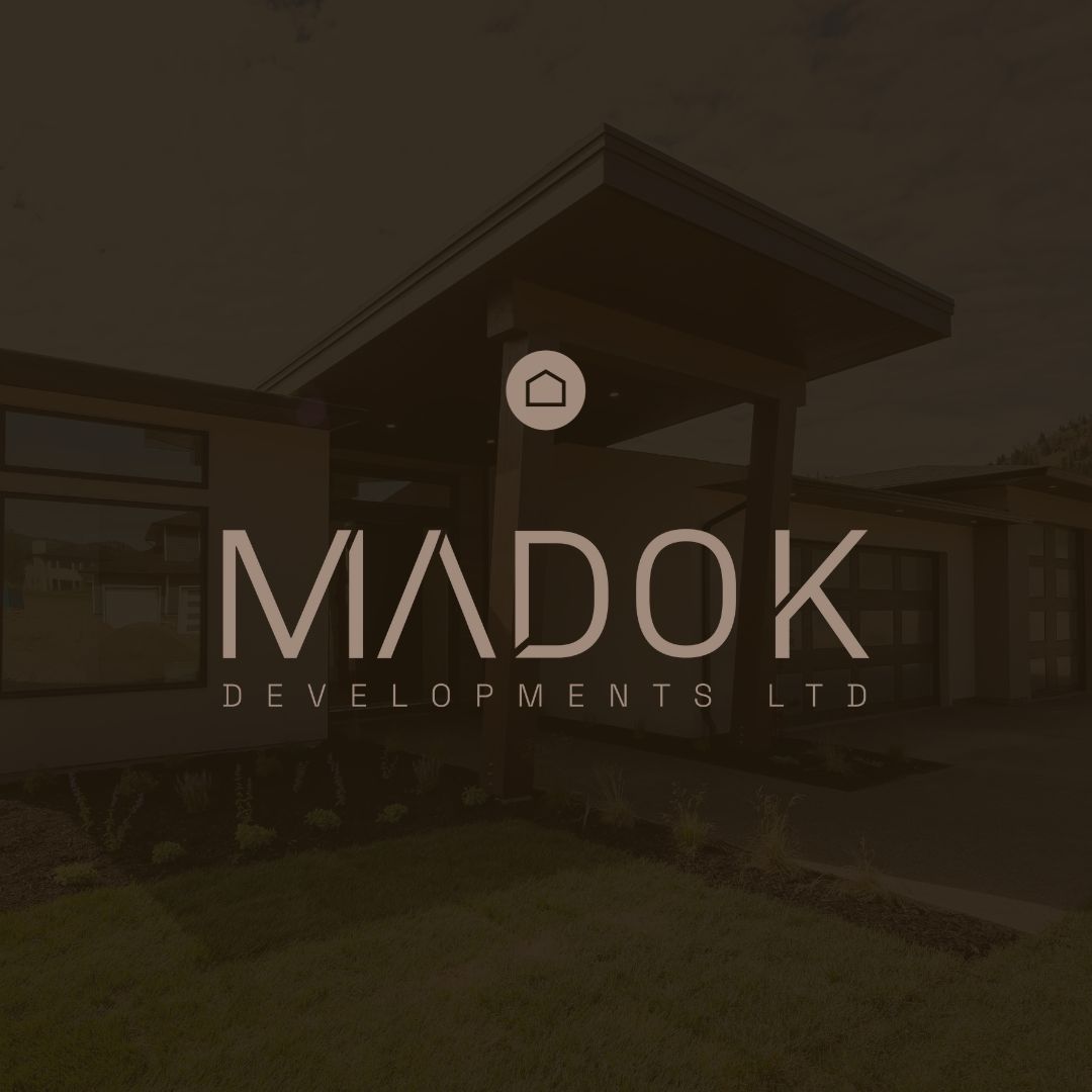 Logo for Madok Developments in Kamloops created by Meet Pepper Marketing Agency.
