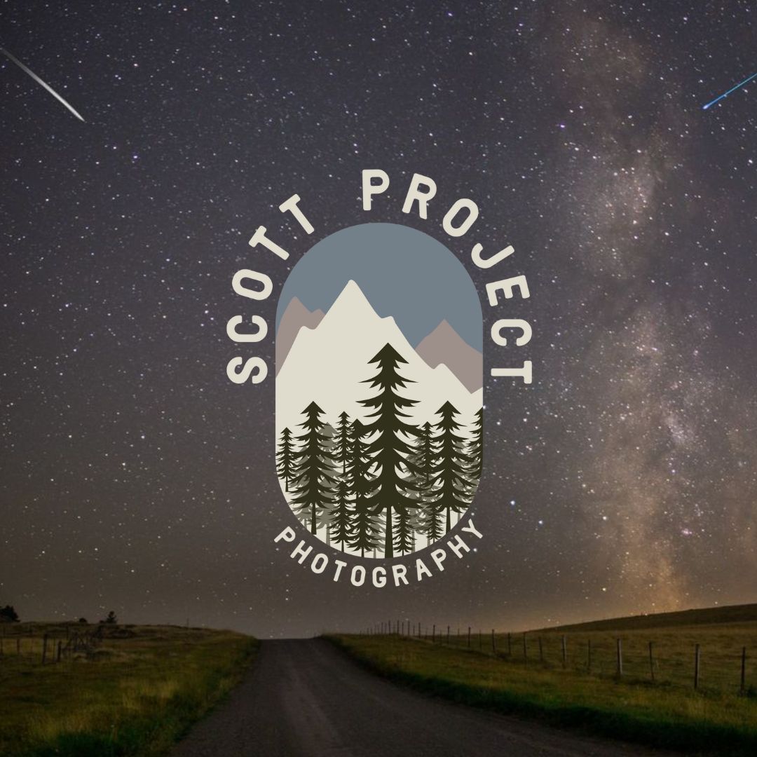Logo for Scott Project Photography in Kamloops created by branding agency Meet Pepper.