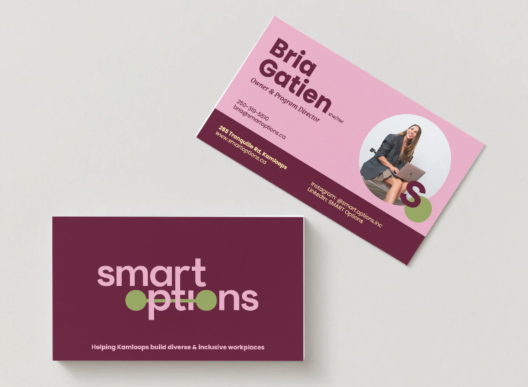 Smart Option Business Card designed by Pepper