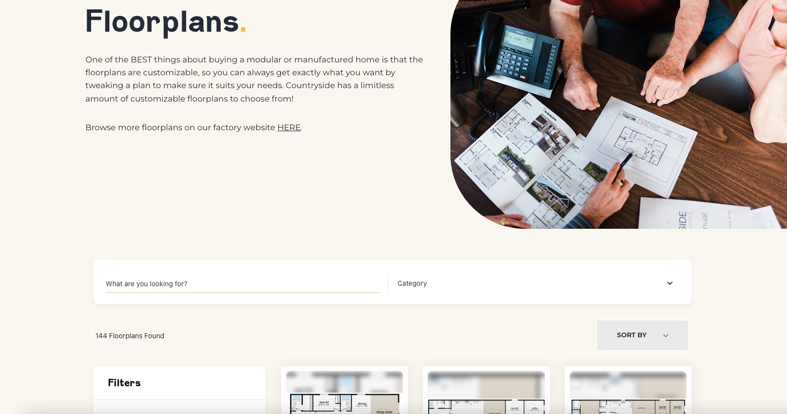 Countryside Manufactured Homes Website Design by Pepper