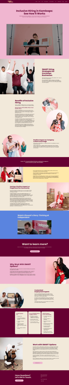 Wix Website Design by Pepper for Smart Options