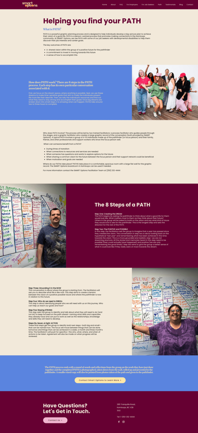 Wix Website Design by Pepper for Smart Options
