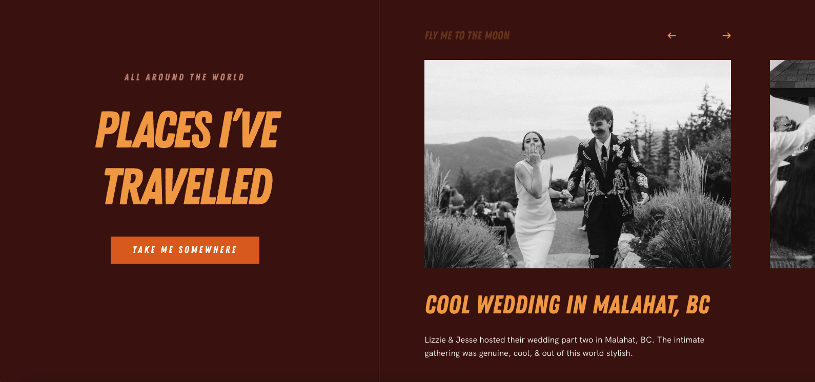 Roxanne Duke Photography Website Design by Pepper