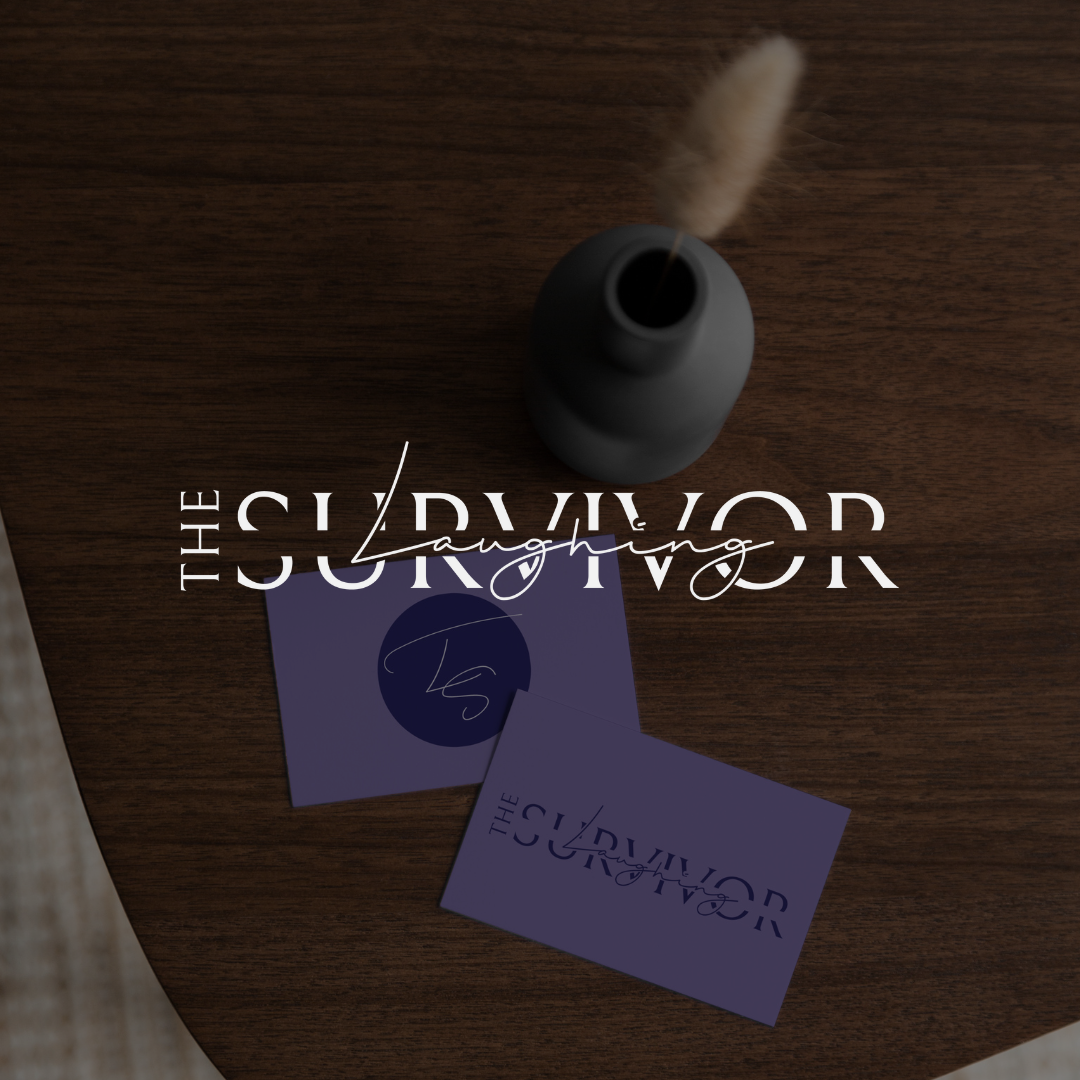 The Laughing Survivor product image shot to highlight Pepper Marketing Services.