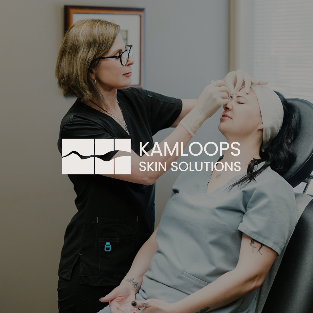 A doctor at Kamloops Skin Solutions giving a Botox treatment to a patient.