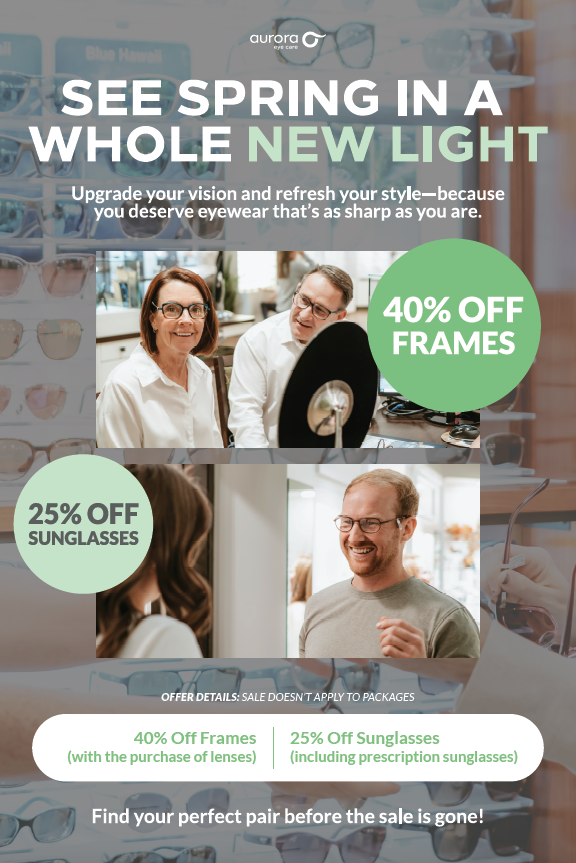Aurora Eye Care Poster designed by Pepper marketing