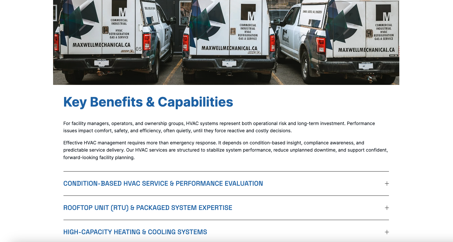 Maxwell Mechanical Website Design by Pepper