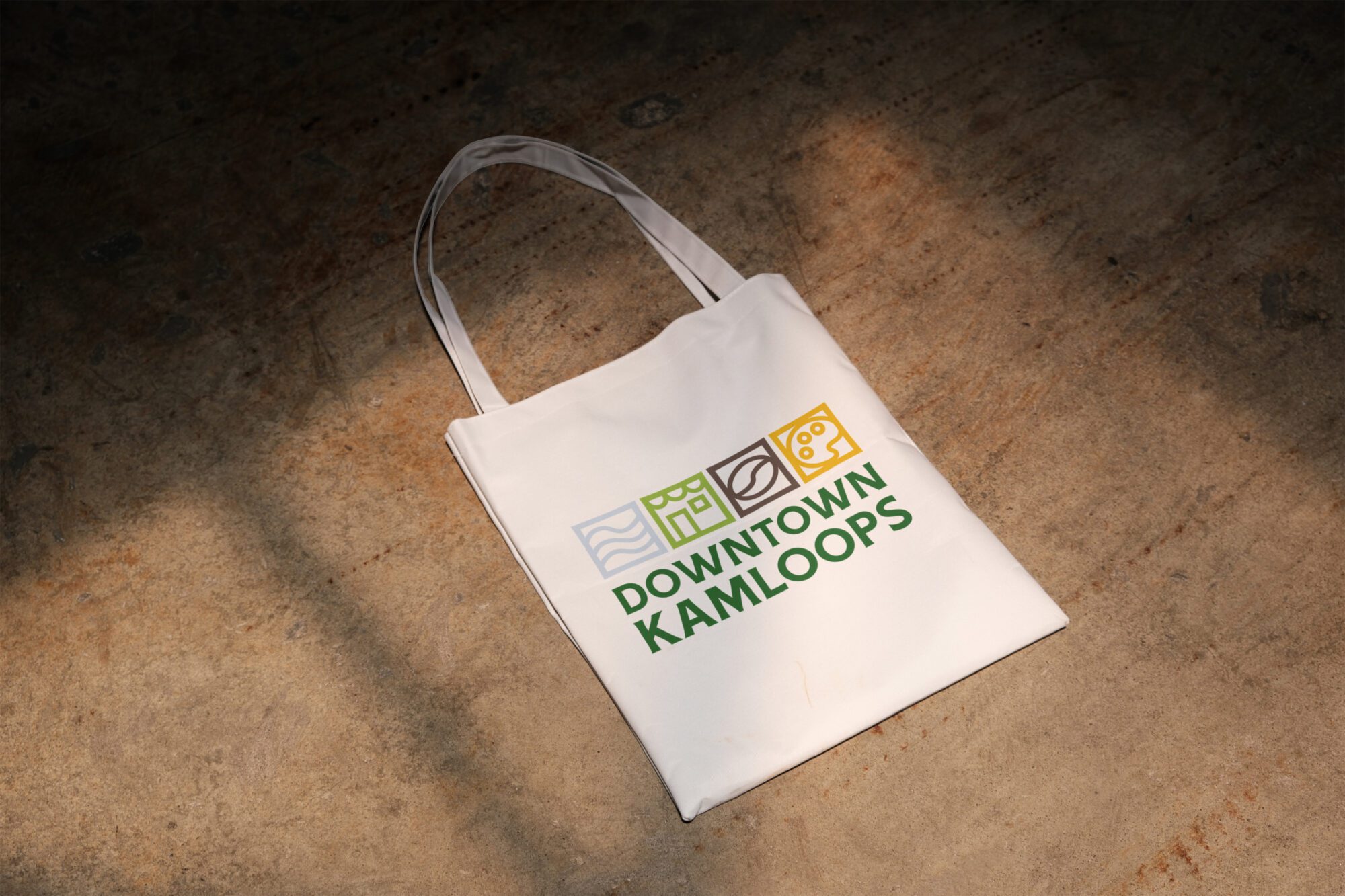 Downtown Kamloops Visual Identity by Pepper Tote Bag Mockup