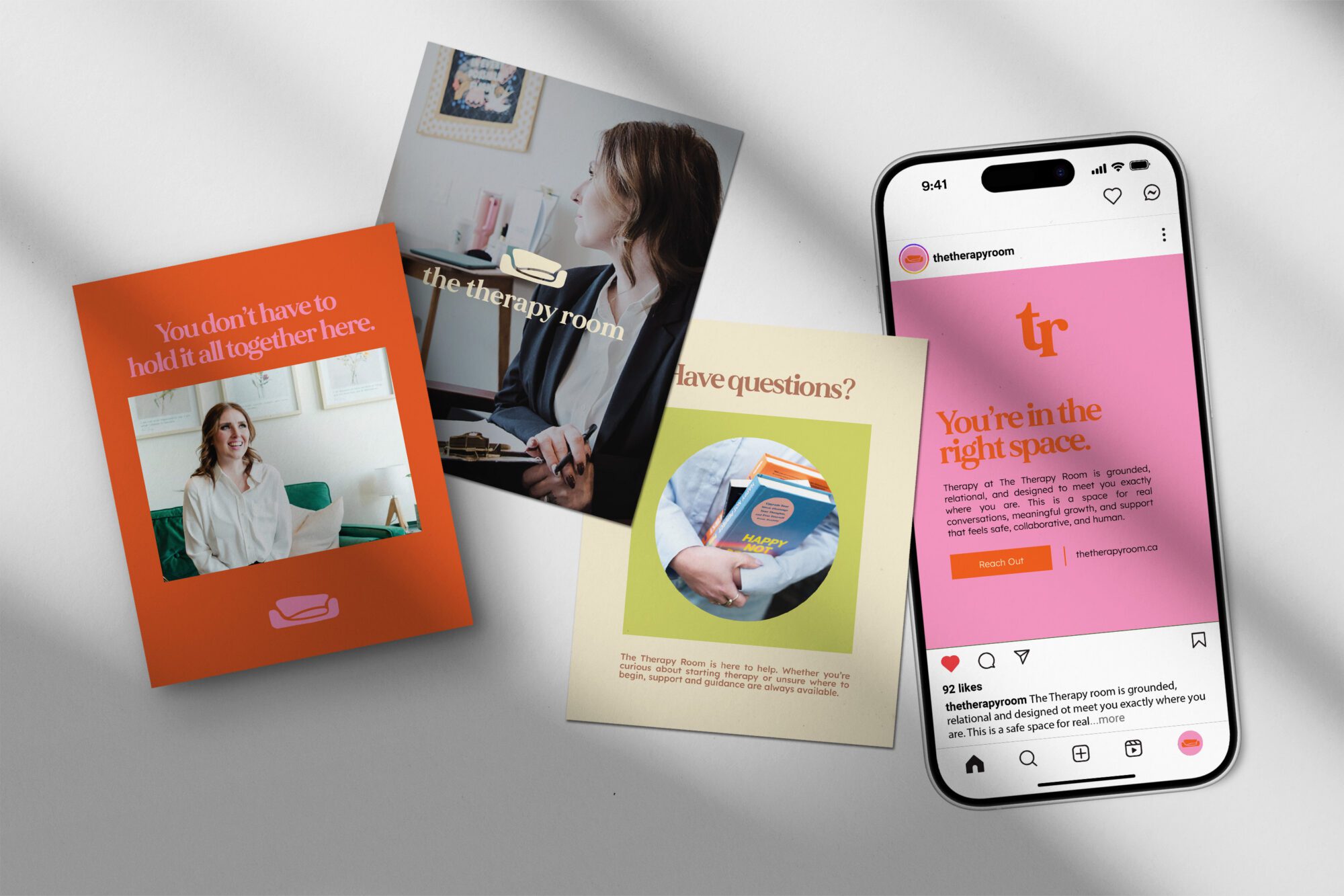 The Therapy Room Visual Identity by Pepper