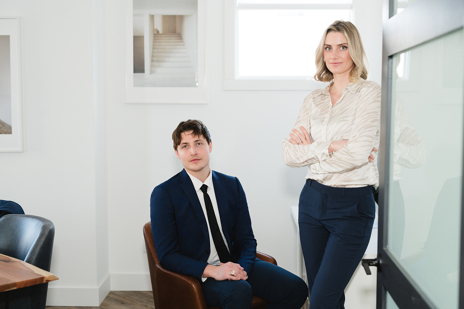 GoodWin Law legal team member in a bright, professional workspace