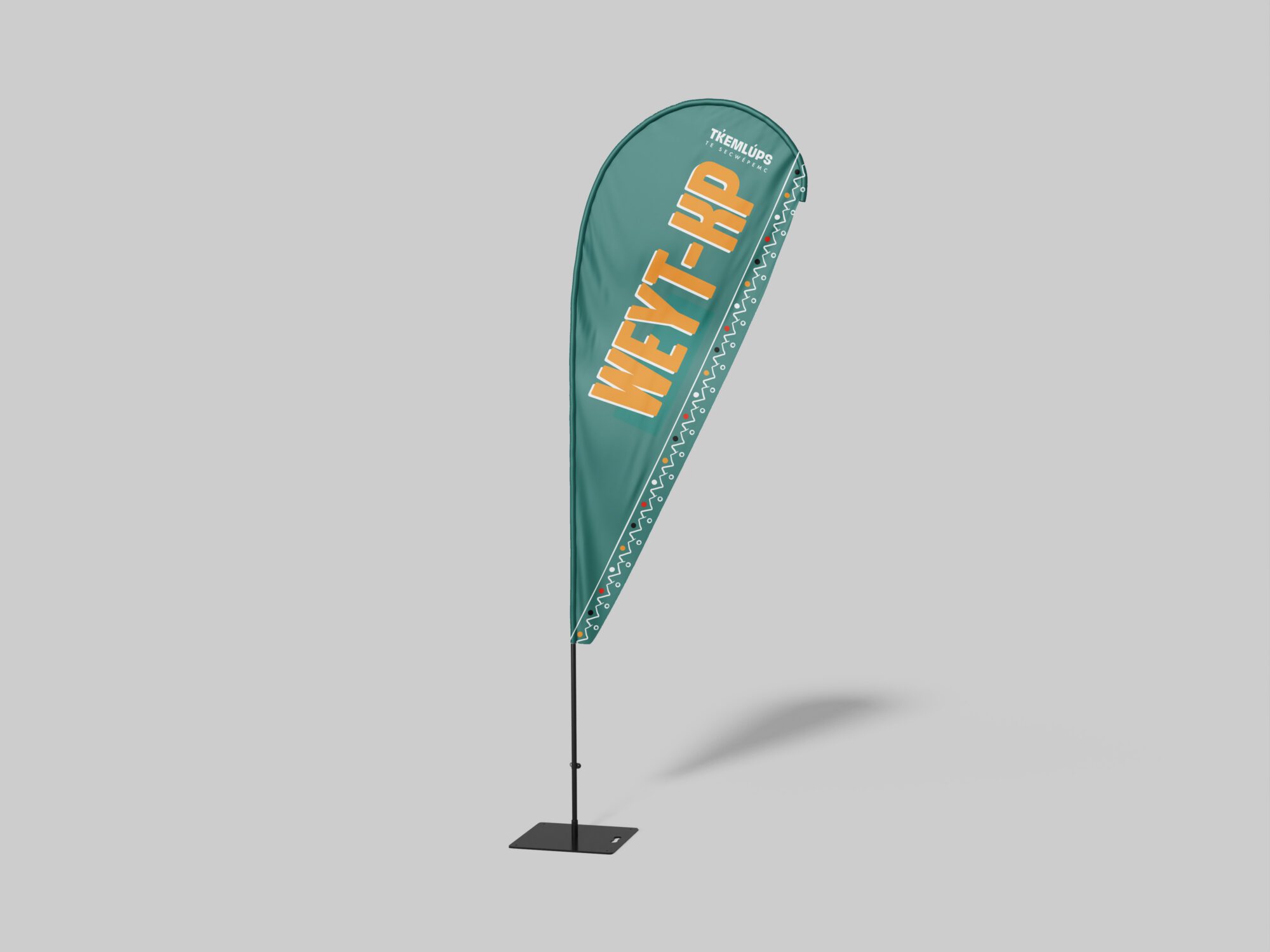 Graphic Design Flag for Tk̓emlúps te Secwépemc