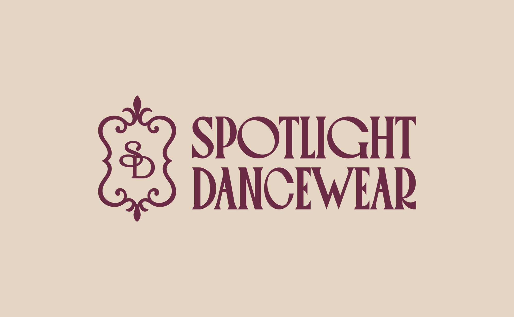 Spotlight Dancewear Logo Visual Identity designed by Pepper