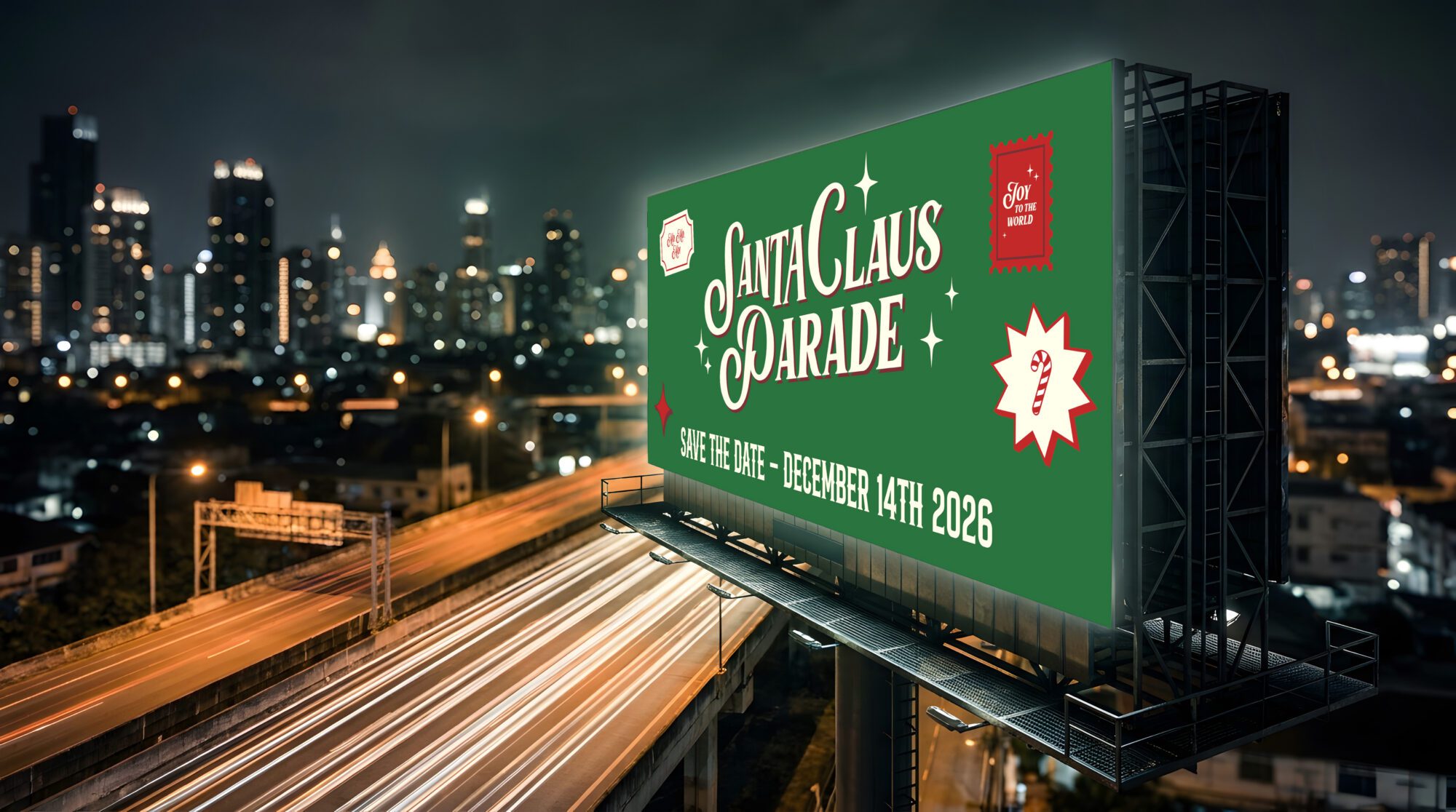 Santa Claus Parade Visual Identity by Pepper