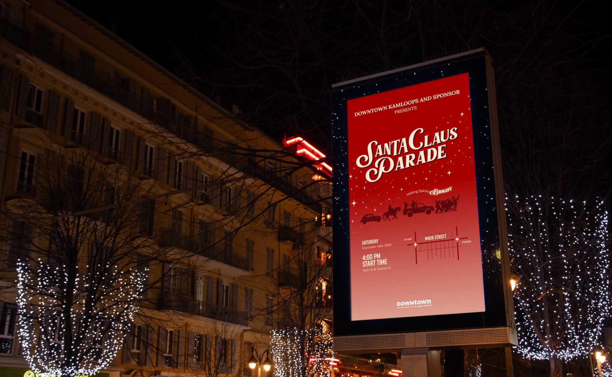 Santa Claus Parade Visual Identity by Pepper