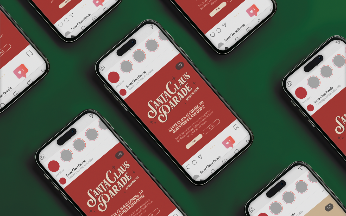 Santa Claus Parade Visual Identity by Pepper